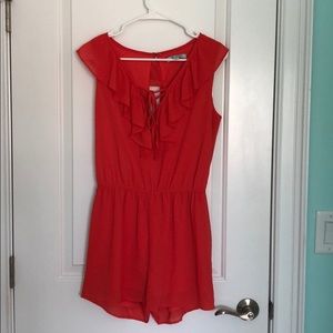 Orange Romper